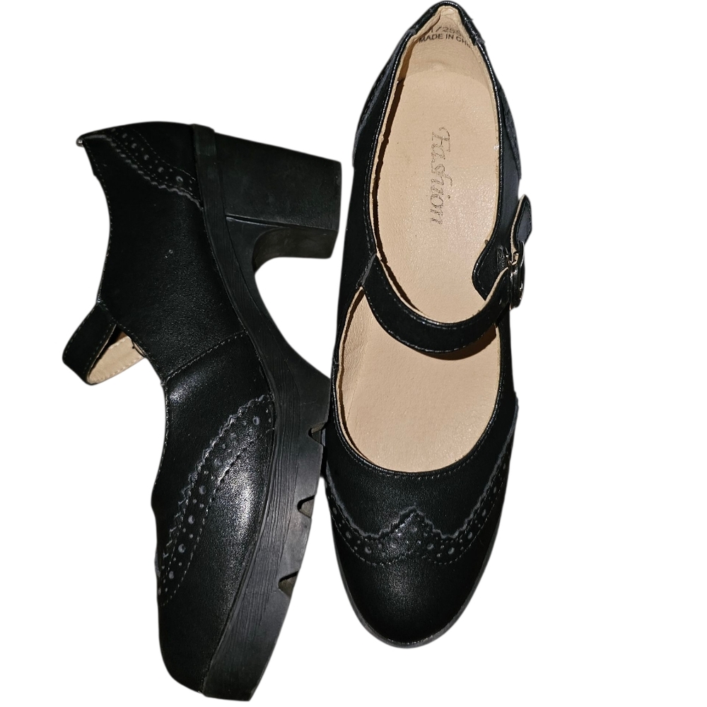 💰💖🔽Fashion Black Mary Jane Women's Shoes